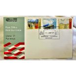 Great Britain - 1971 (16 Jun) Ulster Paintings  Illustrated FDC with Botanic Gardens Belfast special