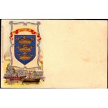 Yorkshire - Hull  Tucks Heraldic Series 1849.  U/B.