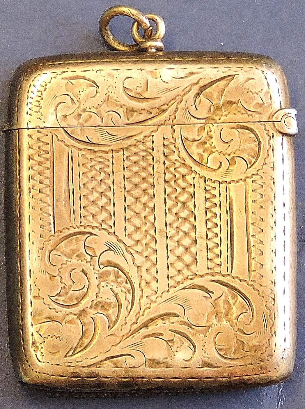 Silver Vesta Case  Hallmarked Birmingham 1903. - Image 2 of 2