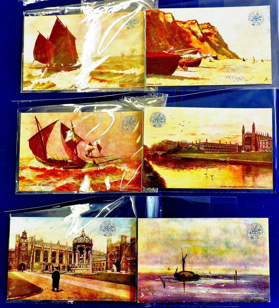 Great Eastern Railway  Six official G.E.R. Postcards, Cromer (3), Cambridge (3) total (7).