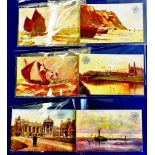 Great Eastern Railway  Six official G.E.R. Postcards, Cromer (3), Cambridge (3) total (7).