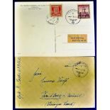 Guernsey - 1942/3 (2)  1943 Feldpost Card (philatelic); 1942 ENV Feldpost.
