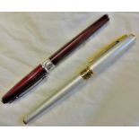 Shanghai Fuliwen Gold Pen Company c2000  Two pens - Brand New - Fuliwen No. 2012-Silver.  All