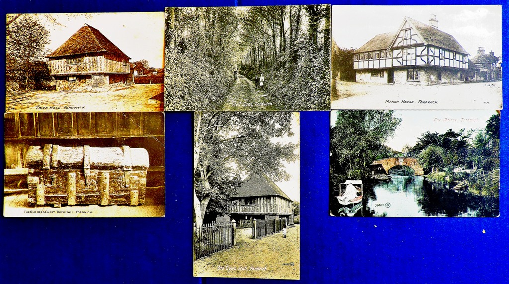 Fordwich  Six views including Town Hall etc.