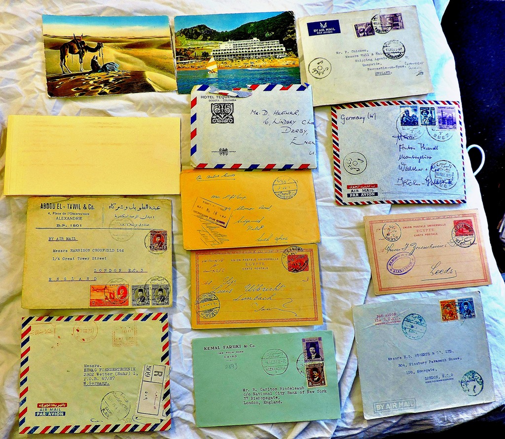 Egypt -  batch of Airman's Cover including Censored, Registered, Military etc.
