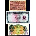 Egypt - Various (3) 1940 Ten Piastres Ref P166c, Grade VG; 1950 Twenty Five Piastres Ref P12D, Grade