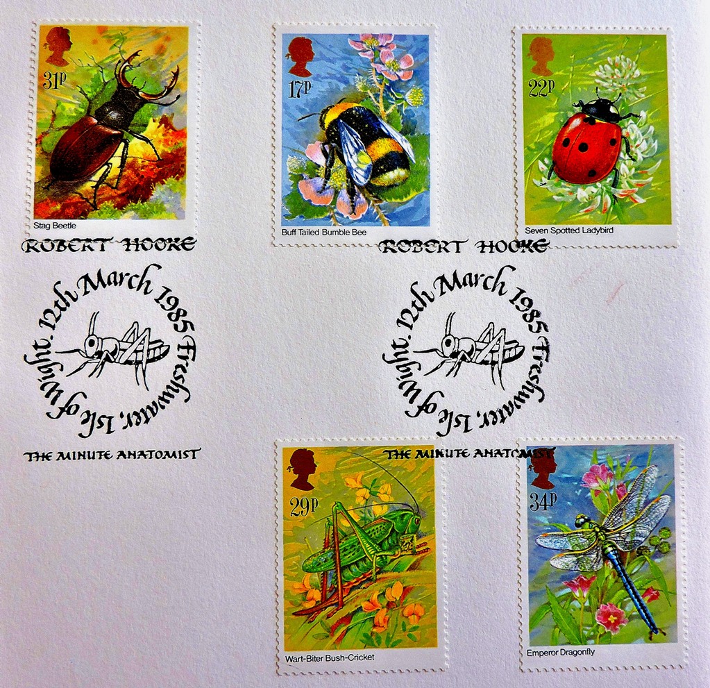 GB 1985 12th Mar Insects fine arts official signed first day cover U/A Cat £40 - Image 3 of 5