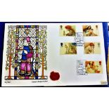 GB 1984 20th Nov Christmas fine arts official signed first day cover L/A Cat £35