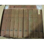 The History of The Great European War by Knight. In ten volumes, mixed condition with coloured