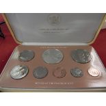 Cook Islands  1976 Proof Set, boxed with certificate.