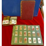 Cigarette Card Collection  In 2 slot-in albums some large pair sets (Allied Army Leader) etc.,