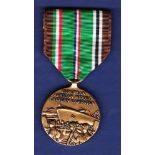 USA WWII 1941 - 1945 European, African, Middle Eastern Campaign medal. Scarce original Gilt WWII