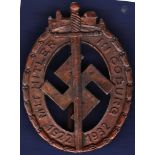 German 1922 - 1932 Coburg (Coburger Abzeichen) Badge, makers mark S.B.W. (Sold as Seen)