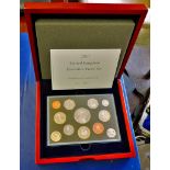 Great Britain - 2007 United Kingdom Executive Proof Set (12)  Ref S. PS92.  Royal Mint case and