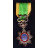 French Order of the Dragon of Annam Commander - Founded on 14 March 1886 at the Imperial city of Hue