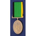 South Africa 30 years long service - The Service Medal in Gold was instituted by the President of