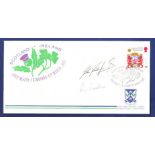 Great Britain - 1989 (4 March)  Scotland v Ireland 100th Match.  Edinburgh signed by Ray Laidlaw,