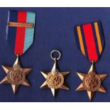 WWII Burma Star Trio including The Air Crew Europe (Tailors replacement) and The 1939 - 1945 Star