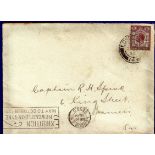 Great Britain - 1929  1½d PUC with Exhibition Newcastle Meter Mark with Royal household Prince of
