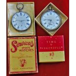 Watches - Pocket (2)  One Swiss Silver Pocket Watch, needs attention; One Nordman Geneve Silver