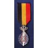 Belgian Commemorative Medal of the War 1914-1918. Instituted July 21, 1919. Awarded to Belgian