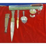 Mixed Lot  Includes knives and plated silver.