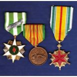 USA Vietnam Campaign Service Trio including: The Republic Of Vietnam Campaign Medal with 1960