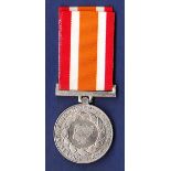 Nigeria Defence Service Medal 1967-70 inscribed ‘ARMED FORCES OF NIGERIA LOYALTY DISCIPLINE COURAGE’