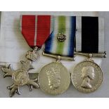 British Falklands War Scarce MBE group to Fleet Chief Petty Officer (OPS) Michael John Legg, MBE L.
