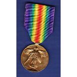 USA WWI Inter-Allied Victory medal later variant as issued to American veterans. GVF