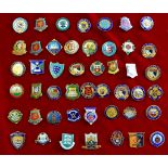 Badges - Bowing Enamel Gilt Club Badge (47)  A good collection  - many West Country.