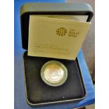 Great Britain - 2010 £1 Coin Silver Proof  Ref S4606, 0.925 silver.  Royal Mint box and