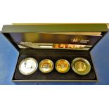 Great Britain - 2000 United Kingdom  Four-coin silver Piedfort set, Royal Mint box and Certificate.