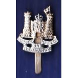 Suffolk and Norfolk Yeomanry cap badge (EIIR) in stay bright.