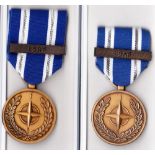 Nato ISAF Medals as issued to forces who assisted in the NATO humanitarian effort in areas of