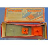 Pyramid Patience Original boxed game by B.G.L. London.