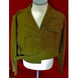 1940 Pattern Battle dress jacket dated 1952 inside. Excellent condition