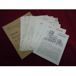 1985 - Norfolk Church Tours Research & Archive Notes - Hilborough Church, Bodney Church, Little