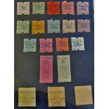 Bus & Automobilia  Range of bus tickets, oil advertisement stickers and ephemera (100+).