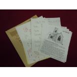 1978 - Norfolk Church Tours Research & Archive Notes - Yaxham Church, Thuxton Church, Garvestone