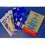 Football Programmes - Sheffield Wednesday 1966-1970 (Home) (10)  Collection of ten including 1966 FA
