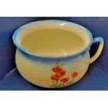 Chamber Pot Early 20th Cent. By N.H.P. England. Nice floral pattern. Small chip on rim otherwise a
