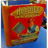 Hobbies New Annual, 1930's period book for children giving many instructions on various toys that
