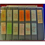 London Transport Bus Tickets  A very fine collection in an album including earlier - an excellent