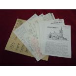 1985 - Norfolk Church Tours Research & Archive Notes - Shipdham Church, Woodrising Church,