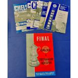 Football Programmes - Chelsea 1966-71 (Home) (7)  Collection of seven including 1967 Cup Final v