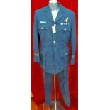 RAF Squadron Leaders uniform, named to a Squadron Leader PC Bland. With Air Engineers wing and three