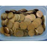 Great Britain Halfpennies - Charity Carton  Grades F to EF.  (1.6Kilos)