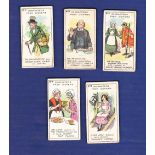 Hunt Cropp & Sons 1912 Characters From Dickens  5/15, No's 2, 4, 11, 14, 15.  Scarce, VG.  Cat £