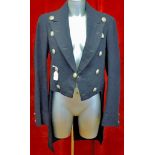 1940's - 1950's Suffolk Regiment Bondman's Tailcoat uniform. A scarce uniform with  metal buttons